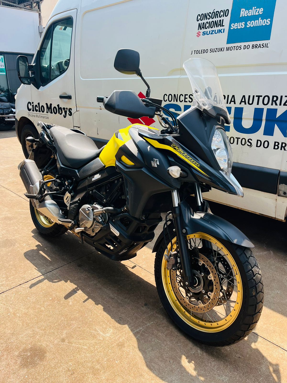 SUZUKI V-STROM 650 XT 2020 AMARELA COM 31900 KM