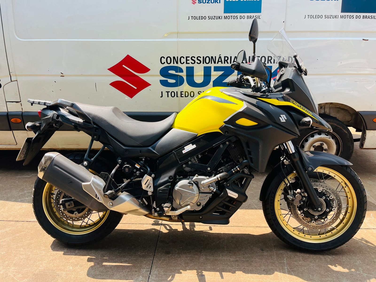 SUZUKI V-STROM 650 XT 2020 AMARELA COM 31900 KM