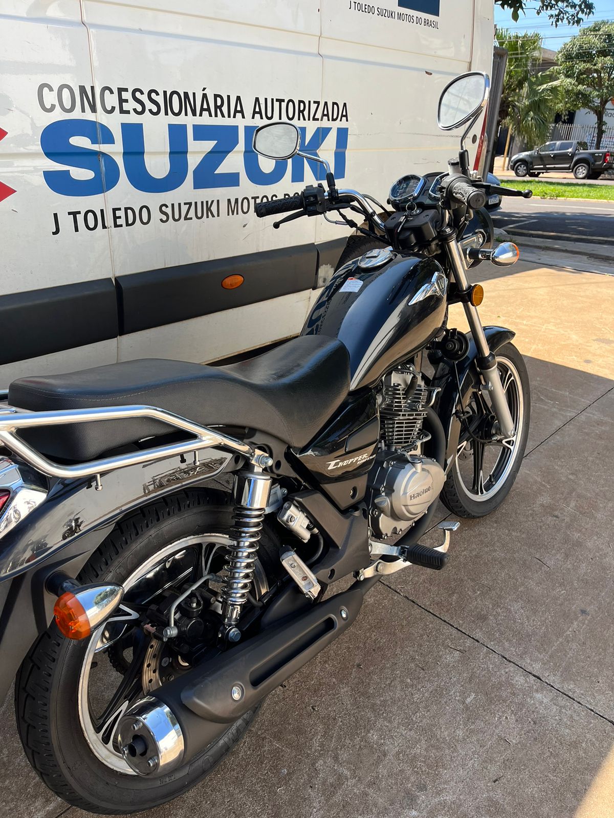 HAOJUE CHOPPER ROAD 150 PRETA 2019