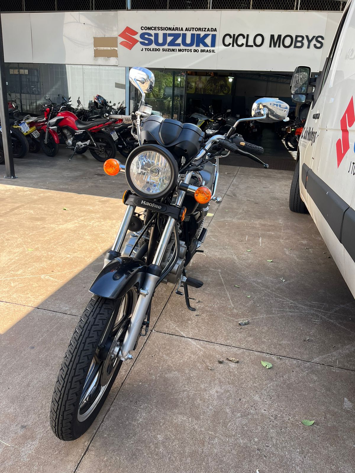 HAOJUE CHOPPER ROAD 150 PRETA 2019